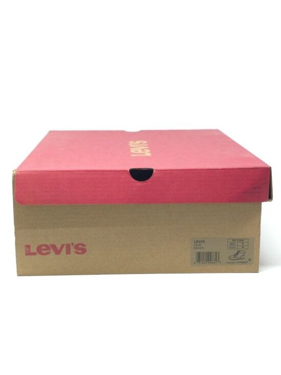 Levi’s Dean Brown Synthetic Leather Moc Toe Boots Size 8M